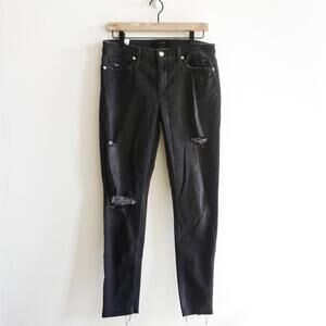 Joe’s Jeans Black Distressed Skinny Jeans